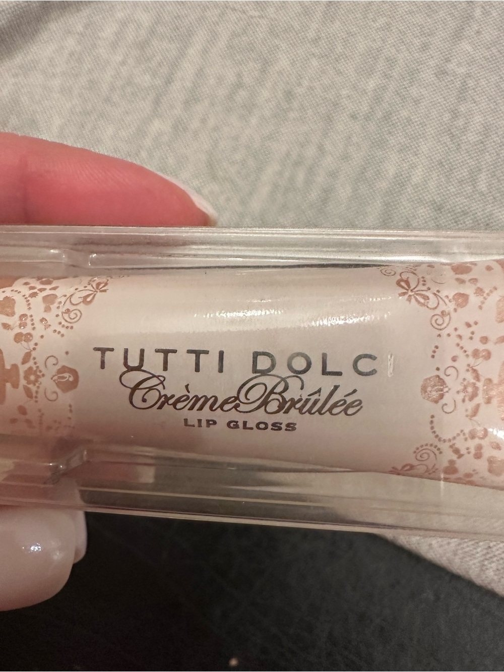 Crème Brûlée Lip Gloss — Cream (Sheer Nude)- BN in pkg